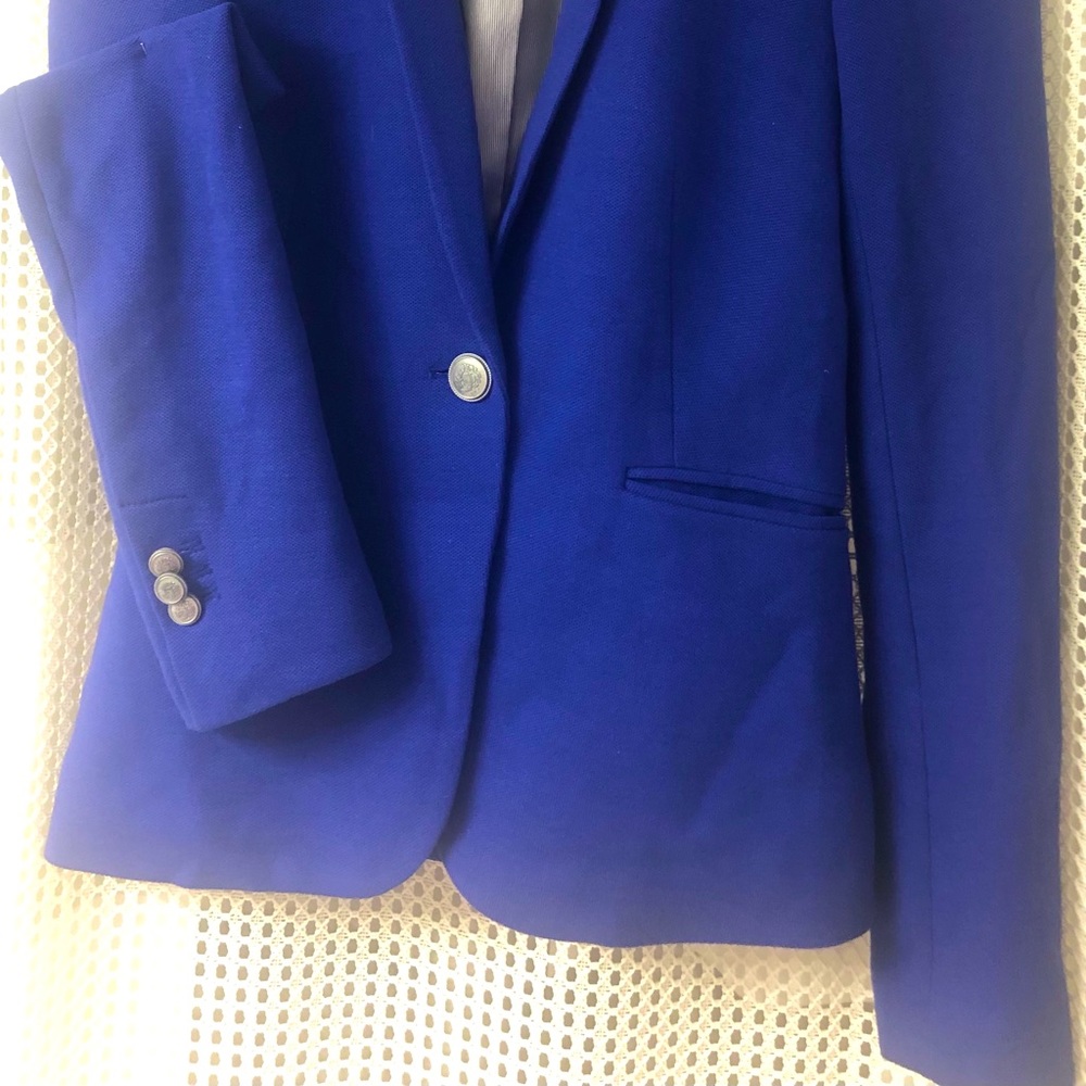 RW and Co cobalt Blue fitted blazer